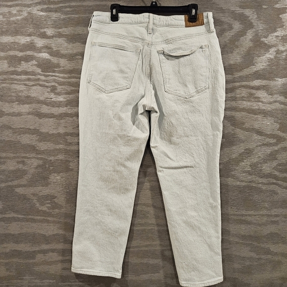Madewell Curvy Petite Perfect Vintage Light Wash Blue Textured Jean NWOT SZ 31P - Picture 5 of 16